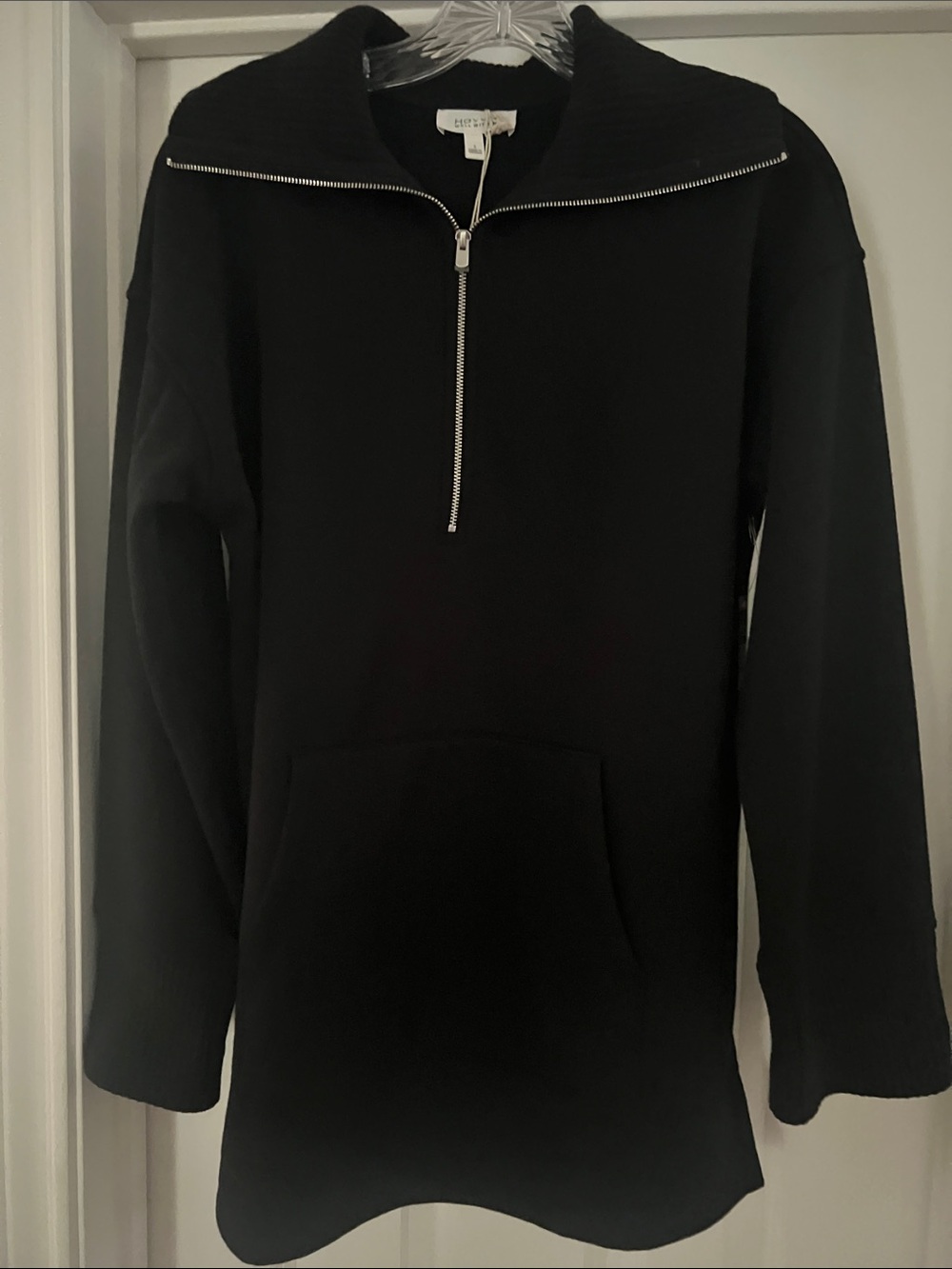 Haven Well Within Black Half-Zip Pullover with Funnel Collar